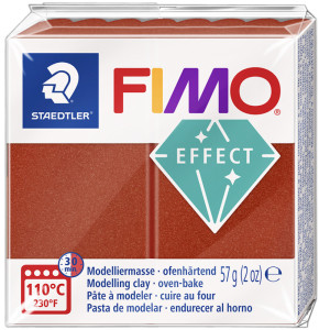 FIMO EFFECT Modelliermasse, grün-metallic, 57 g