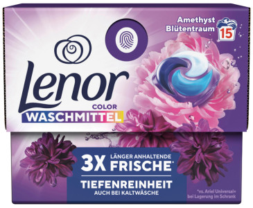 Lenor Lessive en capsules Fleur d'oranger & pêche