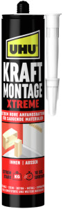 UHU KRAFT Montagekleber XTREME, 370 g Kartusche