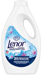 Lenor Lessive liquide Fleur d'oranger & pêche, 1,25 l