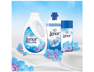 Lenor Lessive liquide Fleur d'oranger & pêche, 1,25 l