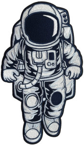 ROTH Bügelbild für DIY-Stoffschultüte, Astronaut