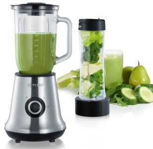 SEVERIN Mixeur multifonction + Smoothie Mix & Go SM 7971