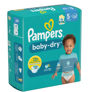 Pampers Couche baby-dry, taille 4 Maxi, Single Pack