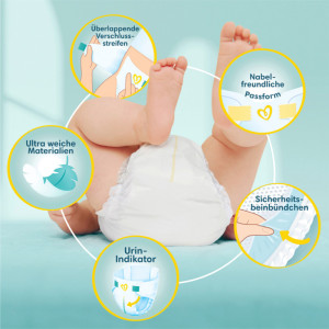 Pampers Couche Premium Protection New Baby, taille 2 Mini