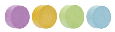 magnetoplan Aimant néodyme Wood Series Circle, coloré