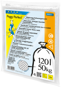 Peggy Perfect Sac poubelle réutilisable pour déchets lourds