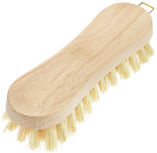 Peggy Perfect Brosse à récurer, bois naturel, forme de 8