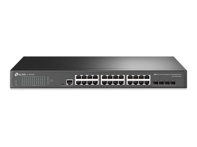 TP-Link : 24-PORT GIGABIT L2 SWITCH MANAGED avec 4 GIGABIT SFP SLOTS