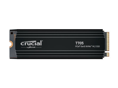 Crucial : CRUCIAL T705 1TB PCIE GEN5 NVME M.2 SSD avec HEATSINK