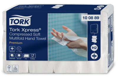 TORK Xpress Essuie-mains interfolié, 212 x 240 mm, pliage W