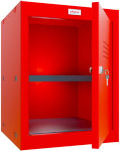 phoenix Casier cubique CL0544, serrure à clé, rouge