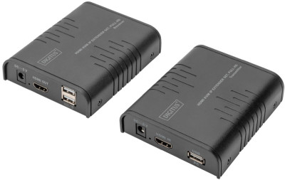 DIGITUS HDMI KVM IP Extender Set, Full HD, 120 m