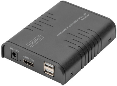 DIGITUS HDMI KVM IP Extender Set, Full HD, 120 m