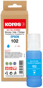 Kores Flacon d'encre G1644M remplace EPSON 106, magenta