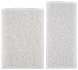 HYGOCLEAN Pad non tissé, non-tissé doux, 220 x 160 mm, blanc