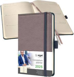 sigel Buchkalender Conceptum Design Casual 2025, beige