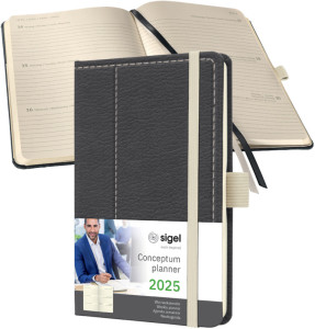 sigel Buchkalender Conceptum Design Casual 2025, beige