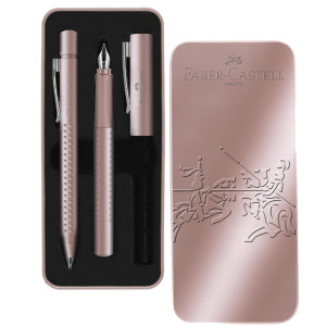 FABER-CASTELL Set d'écriture GRIP 2011, rose