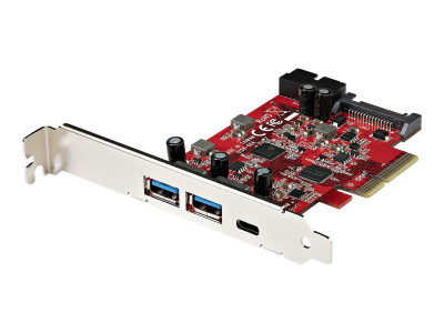 Startech : 5-PORT USB PCIE card - 10GBPS 2X USB-A 1X USB-C IDC 2X 5GBPS