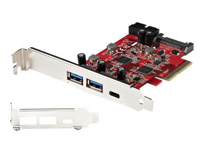 Startech : 5-PORT USB PCIE card - 10GBPS 2X USB-A 1X USB-C IDC 2X 5GBPS