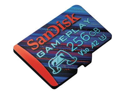 SANDISK : GAMEPLAY MICROSDXC UHS-I card 256GB GAMINGMICROSDXC190MB/S130M
