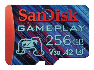 SANDISK : GAMEPLAY MICROSDXC UHS-I card 256GB GAMINGMICROSDXC190MB/S130M