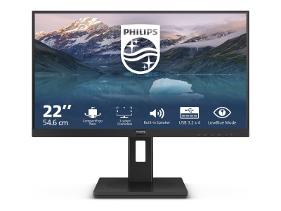 Philips : 21.5IN 16:9 1920X1080 4MS 3000:1 HDMI/DP/USB