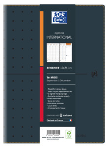 Oxford International Agenda semainier, 2025, 160 x 240 mm