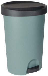 EDA Poubelle à pédale Stepy, 27 litres, PP, anthracite