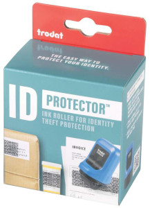 trodat Tampon de confidentialité ID Protector, bleu