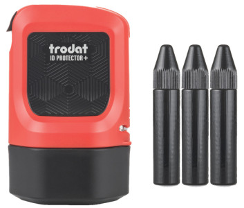 trodat Set tampon de confidentialité ID Protector+, rouge