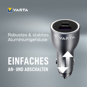 VARTA Chargeur allume-cigare 