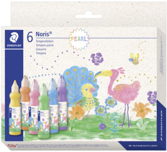 STAEDTLER Gouache PEARL Noris, étui de 6