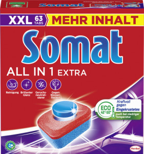 Somat Pastille lave-vaisselle 10 ALL IN 1 EXTRA, XXL