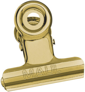 MAUL Briefklemmer MAULstandard, Breite 30 mm, gold