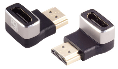 shiverpeaks Adaptateur HDMI-A BASIC-S, coudé vers le bas