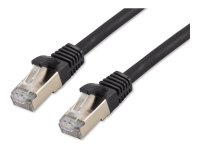 MCL Samar : 100 COPPER CAT 8 S pour TP RJ45 NETWORK cable 0.15M BLACK