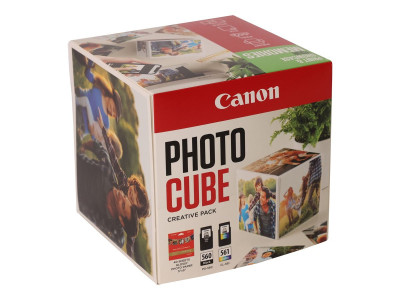 Canon : PG-560/CL-561 Photo CUBE CREATIVE pack WHITE GREEN (5X5 P