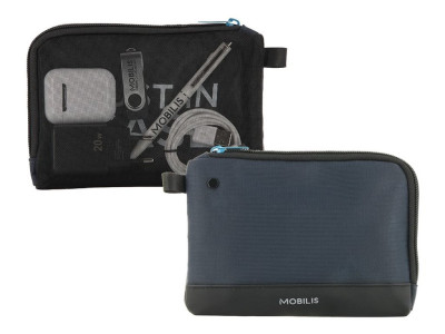 Mobilis : EXECUTIVE 4 ACCESSORIES POUCH - 40PERC RECYCLED