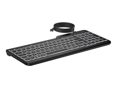 HP : 405 MULTI-DEVICE BACKLIT WIRED KEYBOARD