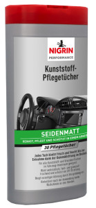 NIGRIN Kunststoff-Pflegetücher seidenmatt, Spenderbox