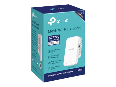 TP-Link : AC1200 WI-FI RANGE EXTENDER 1X LANS PORT WALL PLUGGED