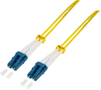 LogiLink Câble patch fibre optique, 2x Duplex LC, OS2, 30 m