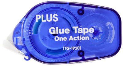 PLUS JAPAN Roller de colle One Action TG-1920, bleu