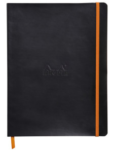 RHODIA Carnet souple RHODIARAMA, B5, ligné, noir