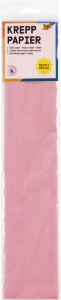 folia Papier crépon en couches, 500 mm x 2,5 m, rose pâle