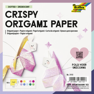 folia Feuille à plier Crispy Origami Paper points & cristaux