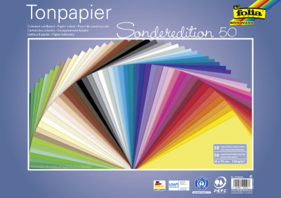 folia Papier de couleur édition spéciale 50, (L)500x(H)700mm