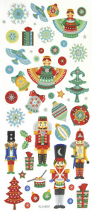 folia Sticker scintillant de Noël CHRISTMAS